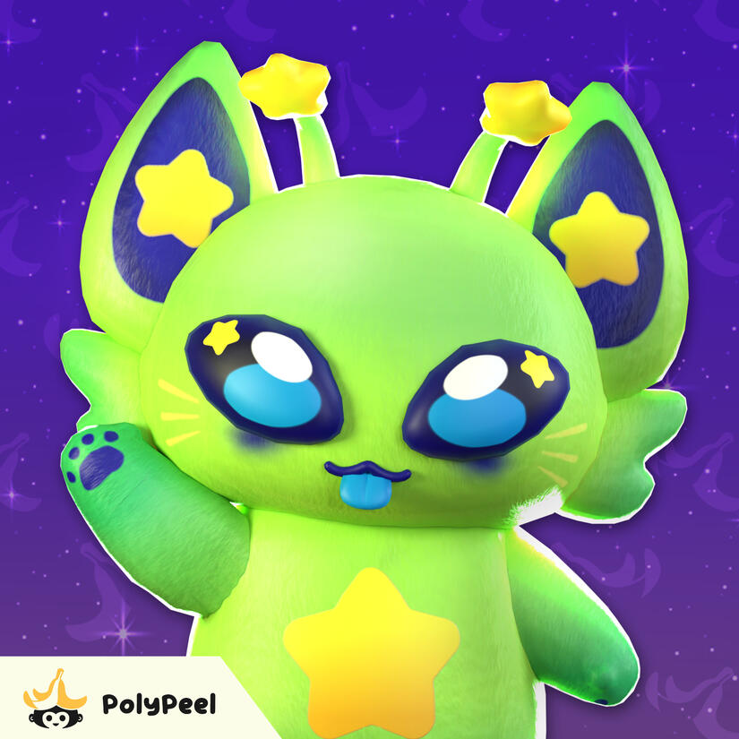 Alien Cat Plushie