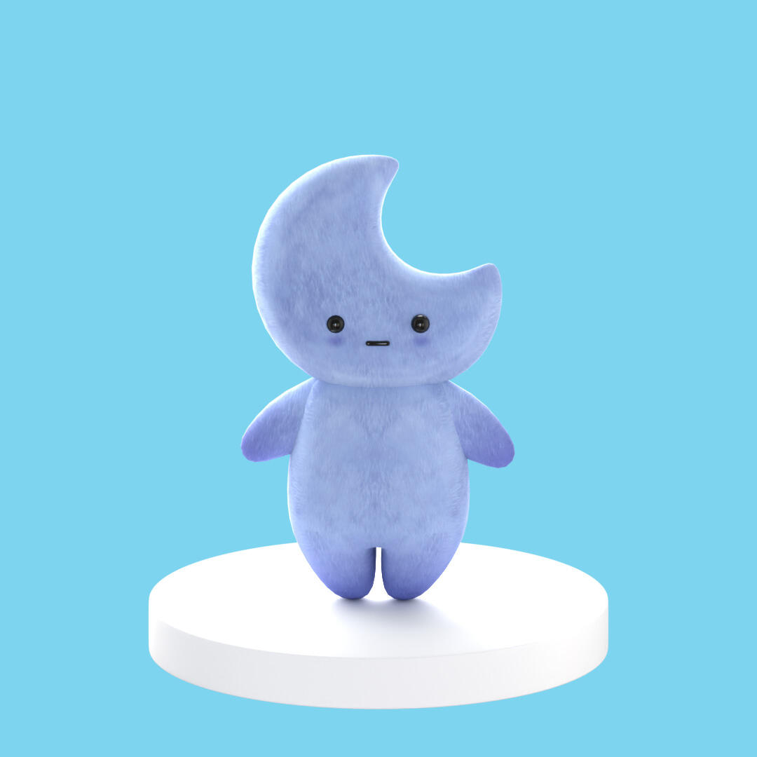 Cute Mini Moon Plushie