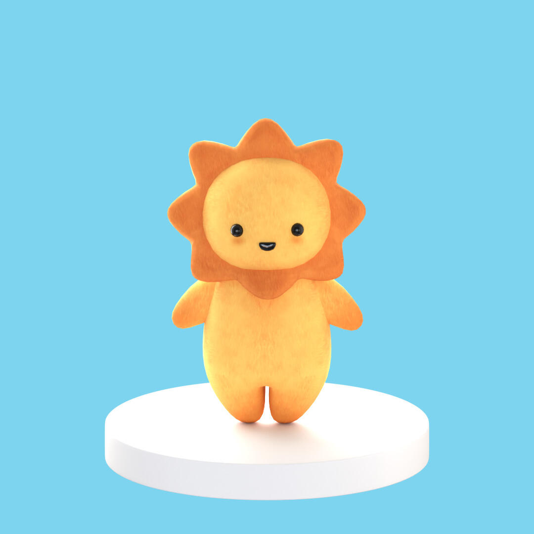 Cute Mini Sun Plushie